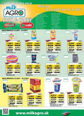Leták Milk AGRO - 10.3.2021 - 16.3.2021.