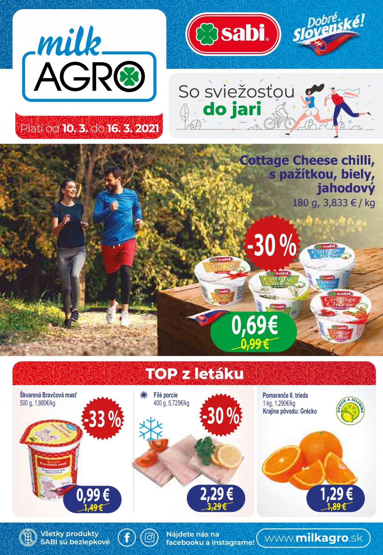 Leták Milk AGRO - 10.3.2021 - 16.3.2021. Strana 1