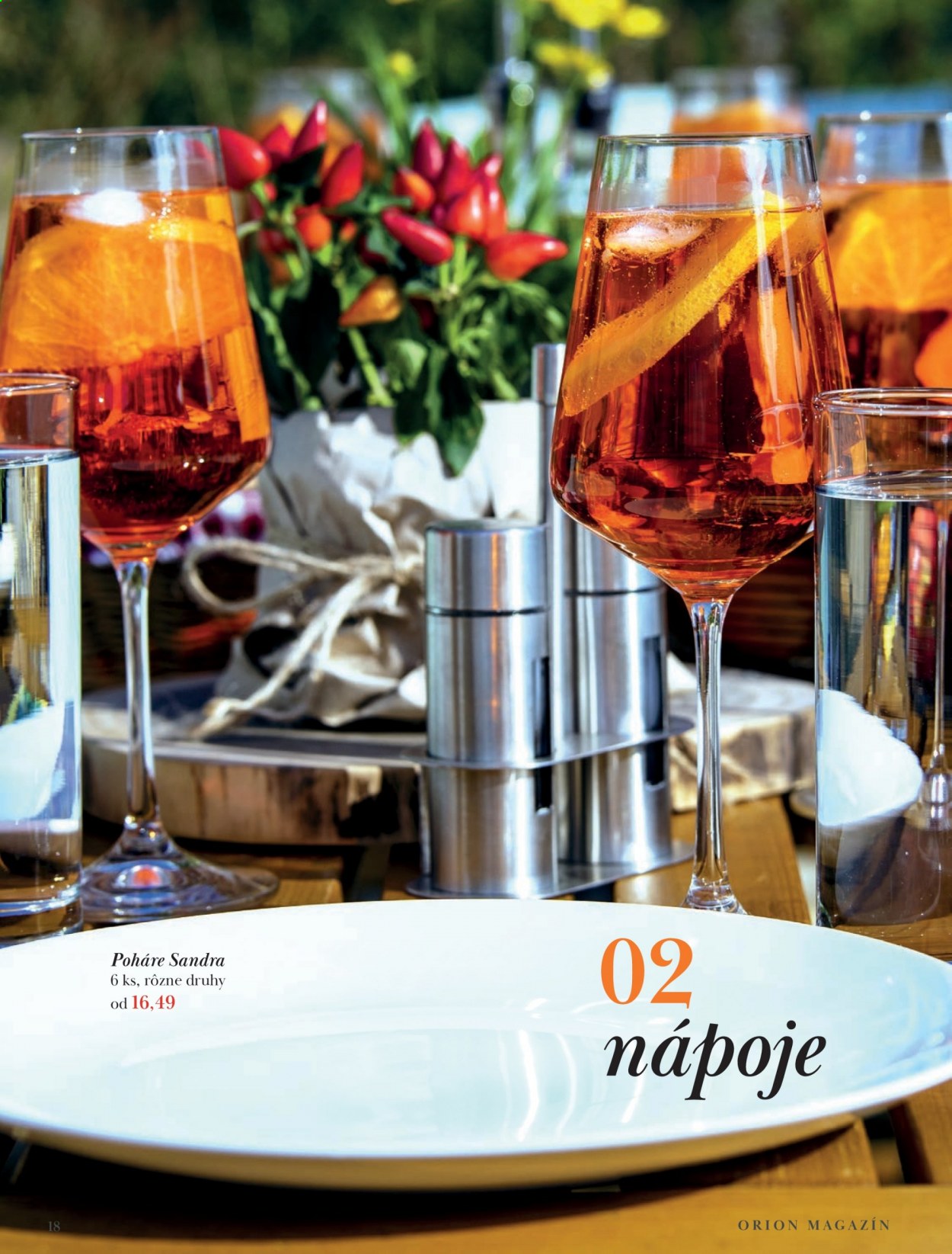 Leták Orion. Strana 18
