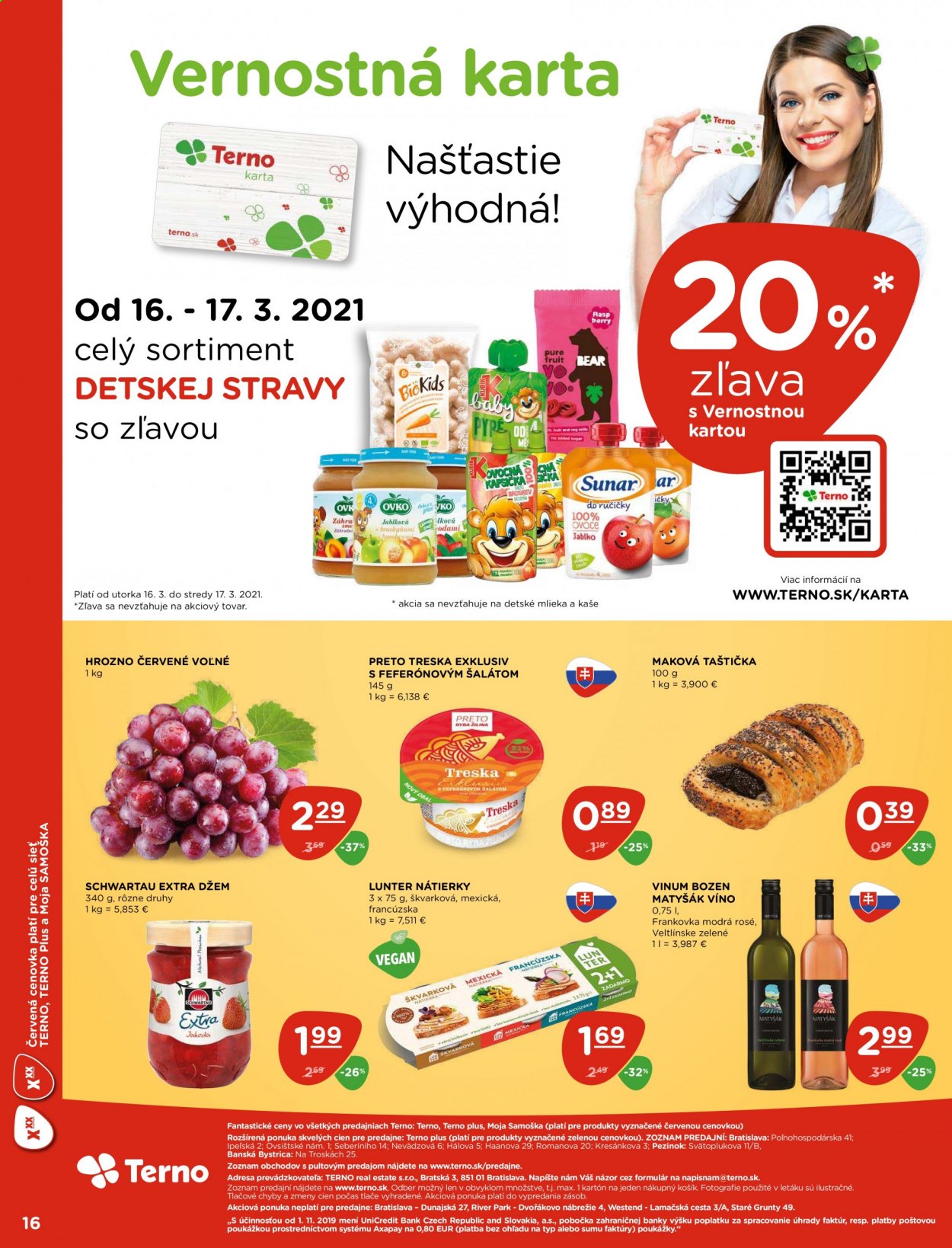 Leták Terno - 11.3.2021 - 17.3.2021. Strana 16