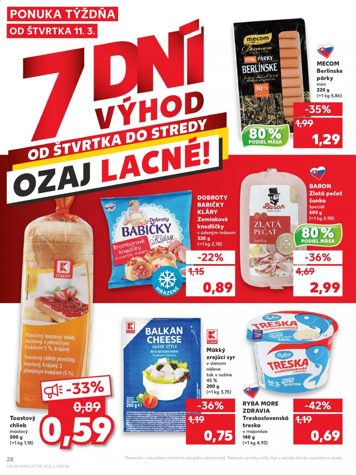 Leták Kaufland - 11.3.2021 - 17.3.2021. Strana 28