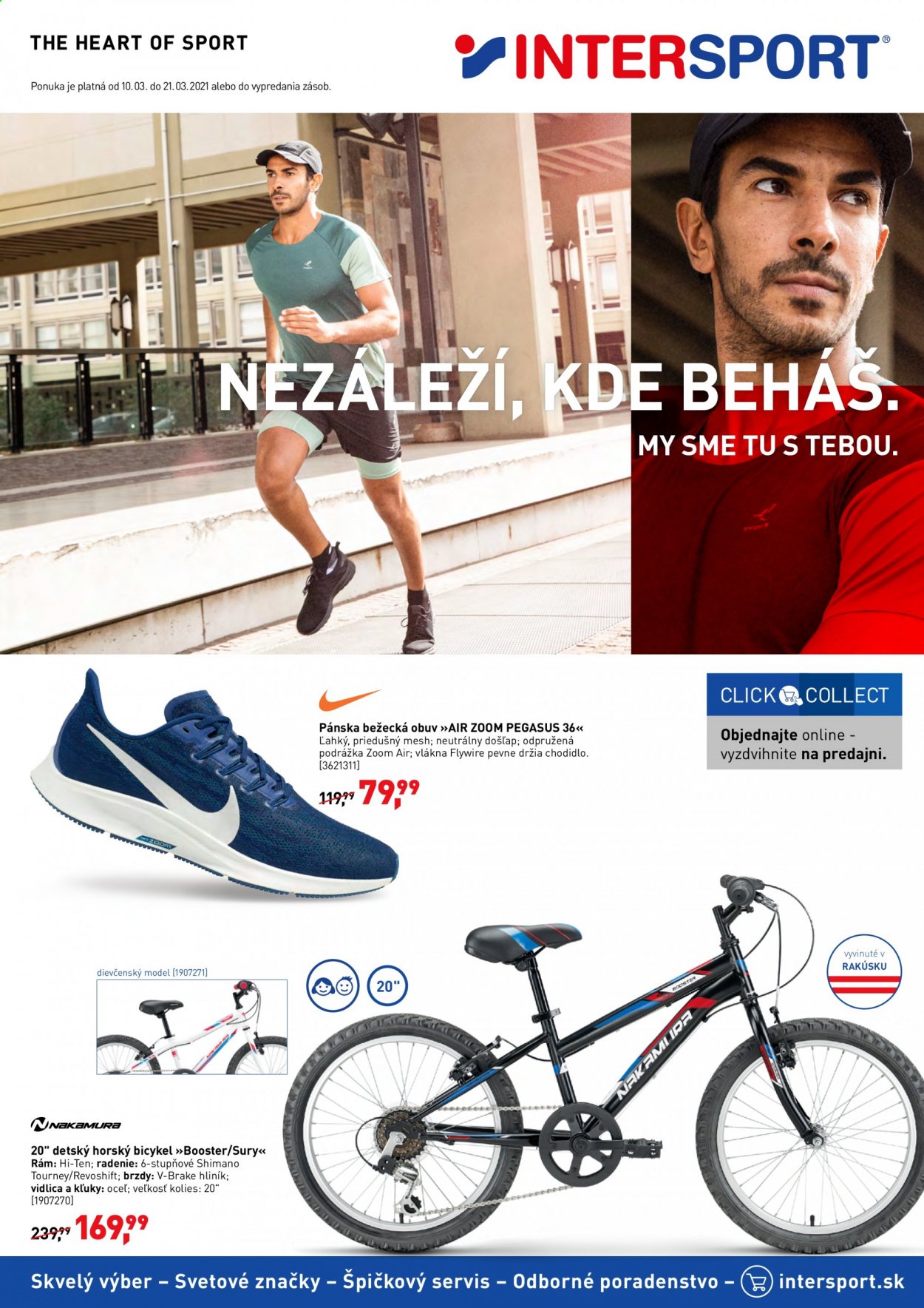 Leták Intersport - 10.3.2021 - 21.3.2021. Strana 1