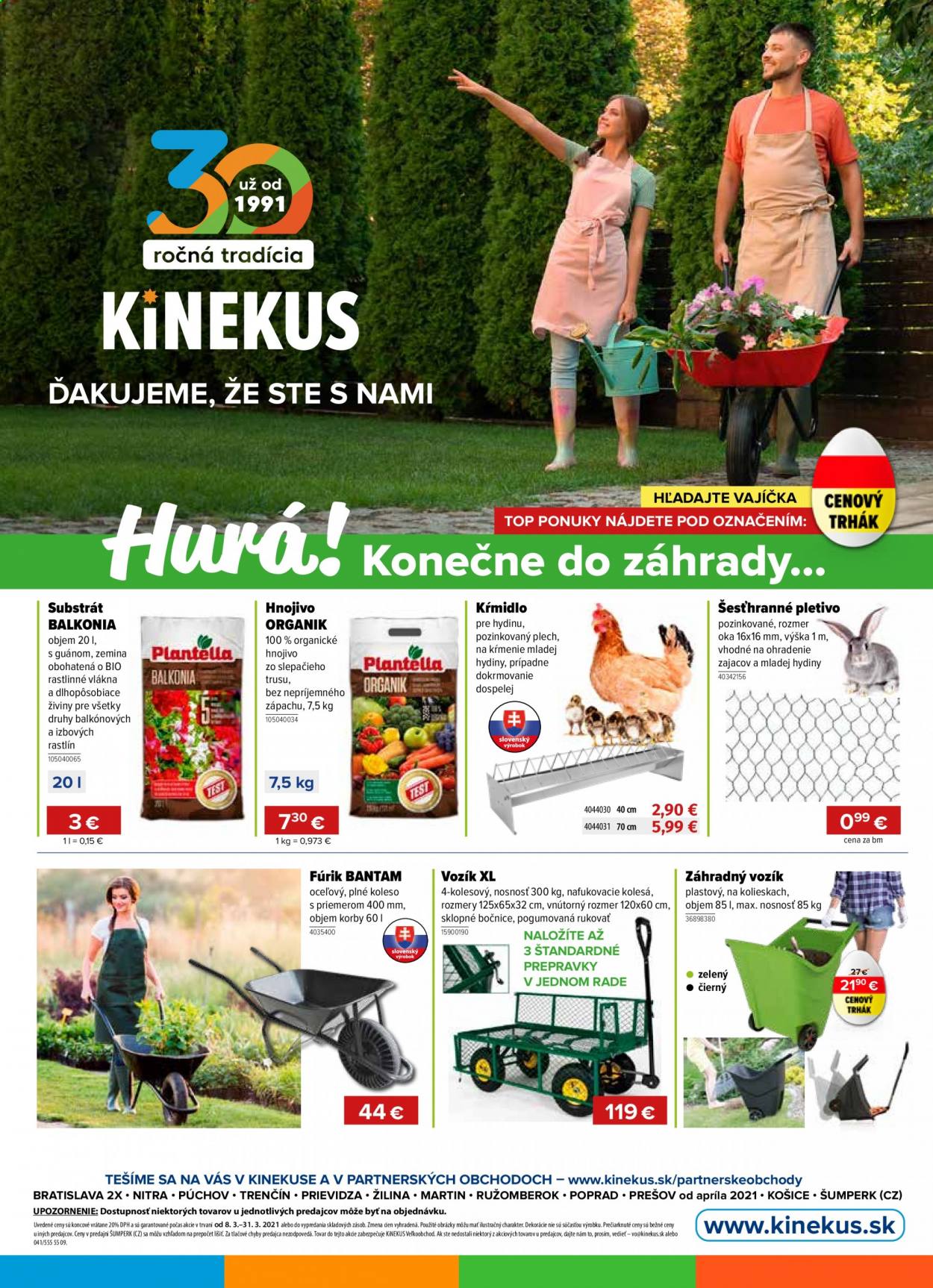 Leták Kinekus - 8.3.2021 - 31.3.2021. Strana 2