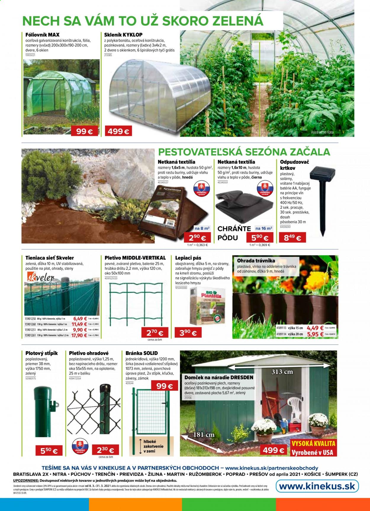 Leták Kinekus - 8.3.2021 - 31.3.2021. Strana 8