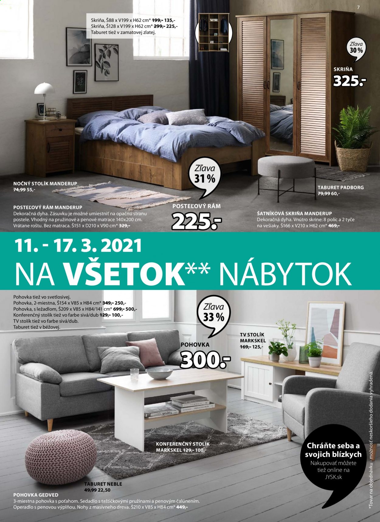 Leták JYSK - 11.3.2021 - 24.3.2021. Strana 7