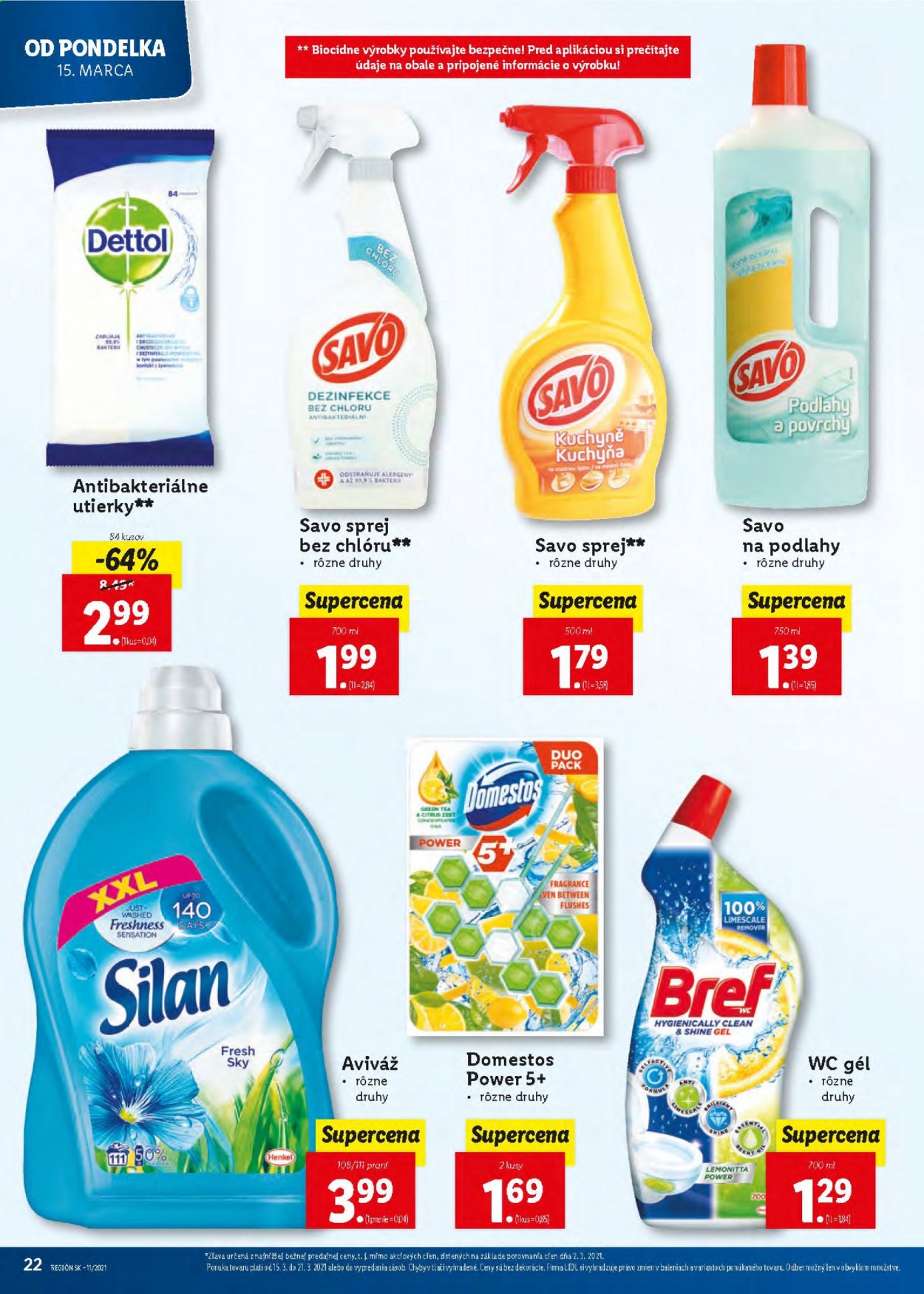 Leták Lidl - 15.3.2021 - 21.3.2021. Strana 22