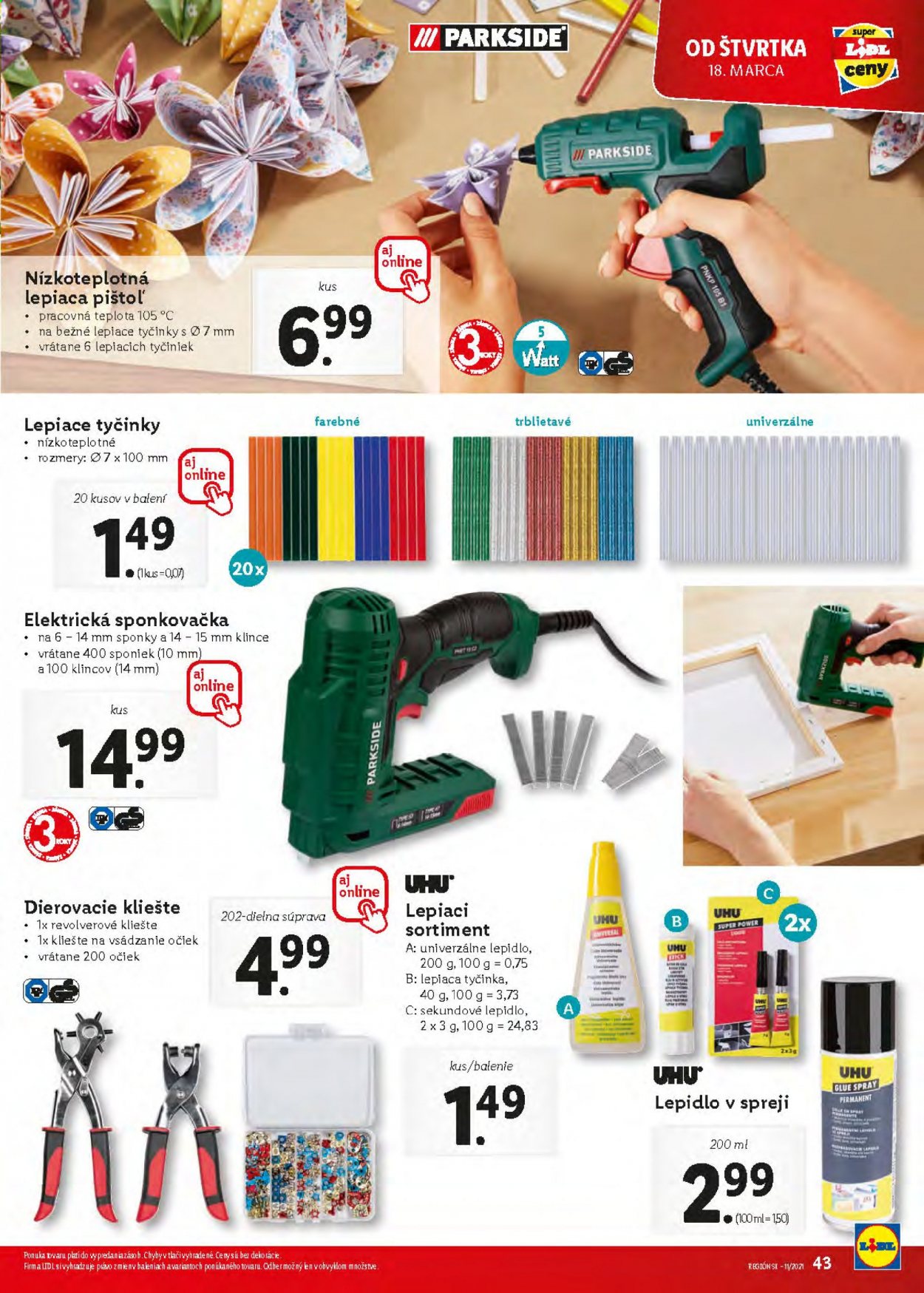 Leták Lidl - 15.3.2021 - 21.3.2021. Strana 43