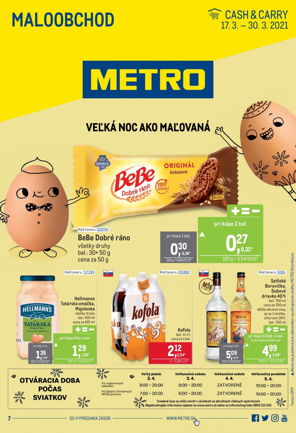 Leták Metro - 17.3.2021 - 30.3.2021. Strana 1