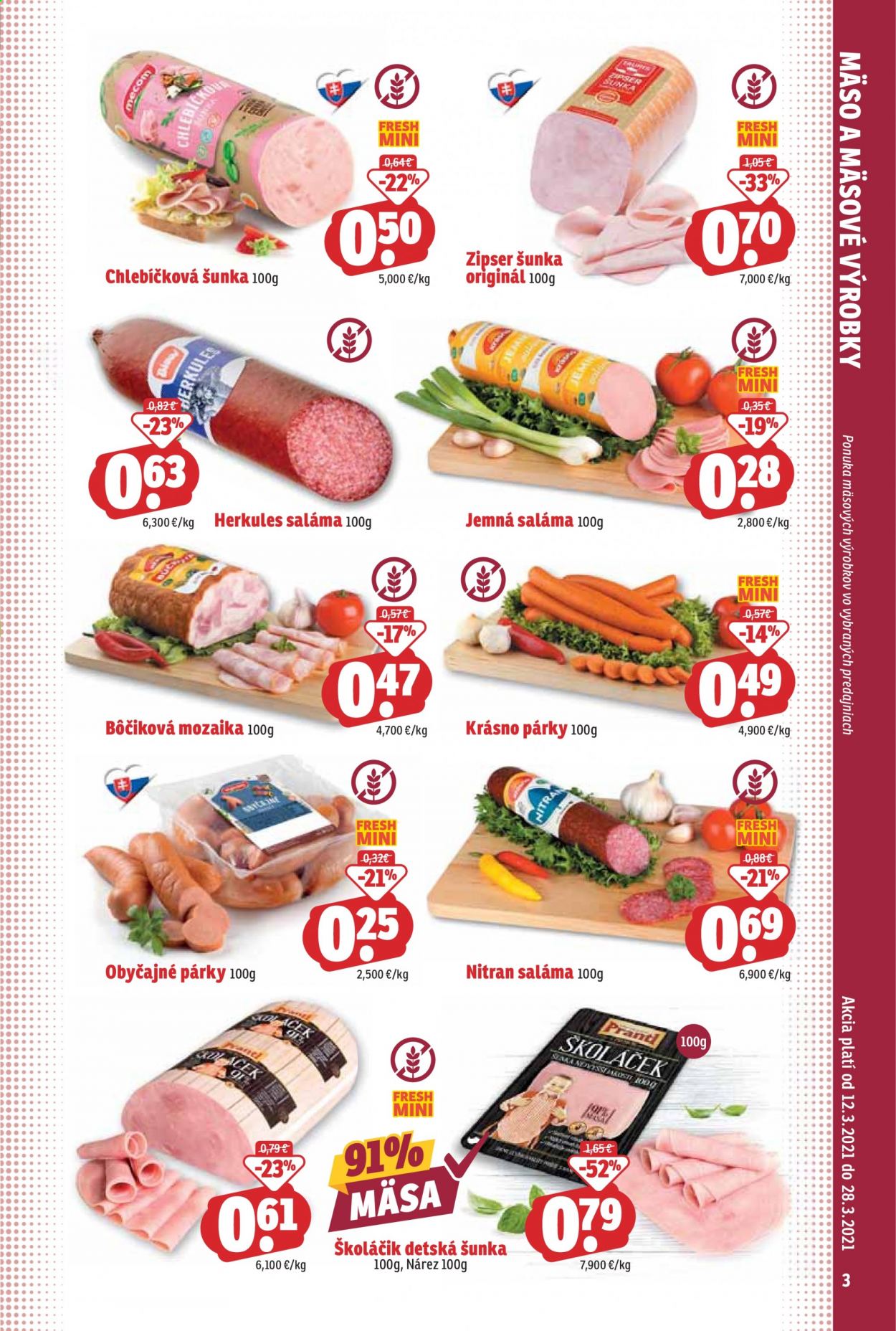 Leták FRESH - 12.3.2021 - 28.3.2021. Strana 3