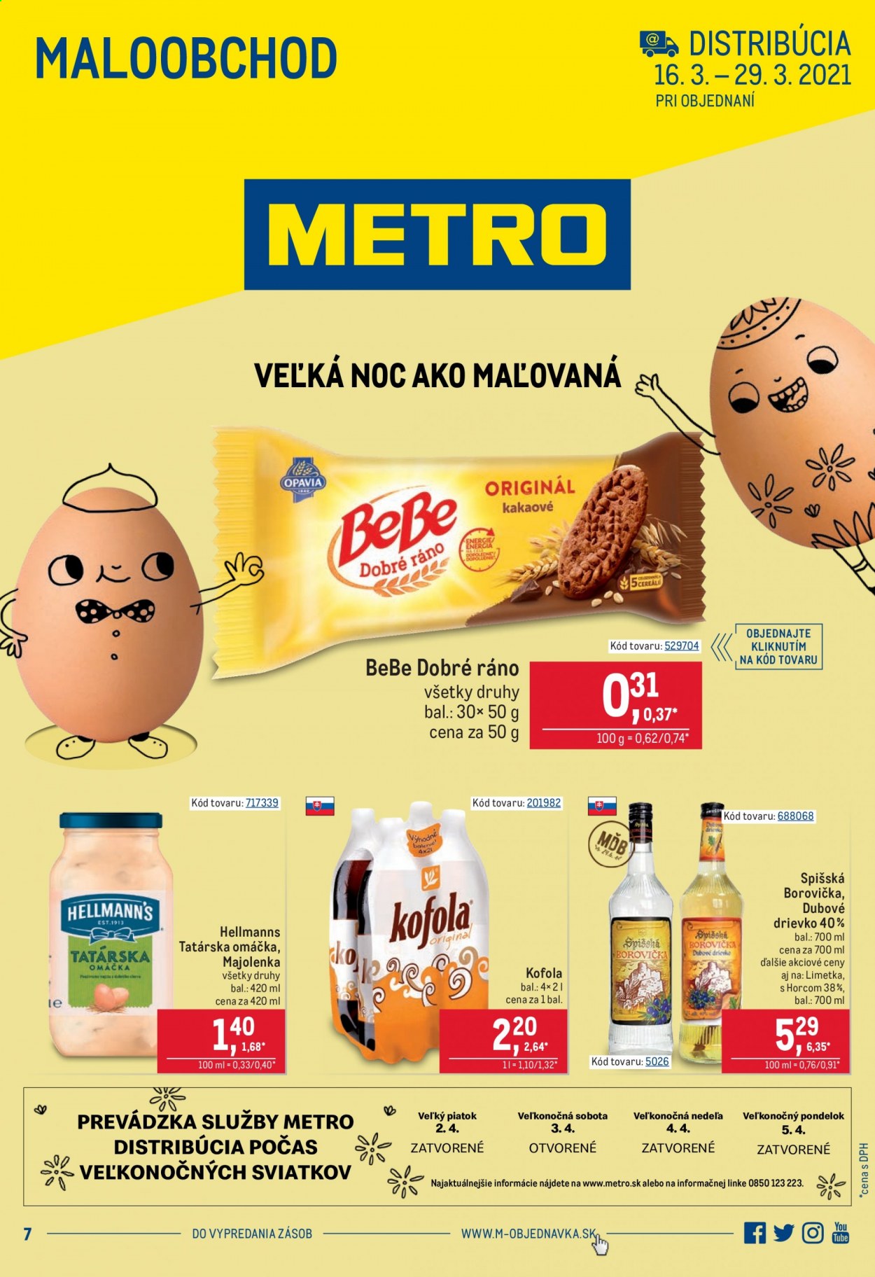 Leták Metro - 16.3.2021 - 29.3.2021. Strana 1