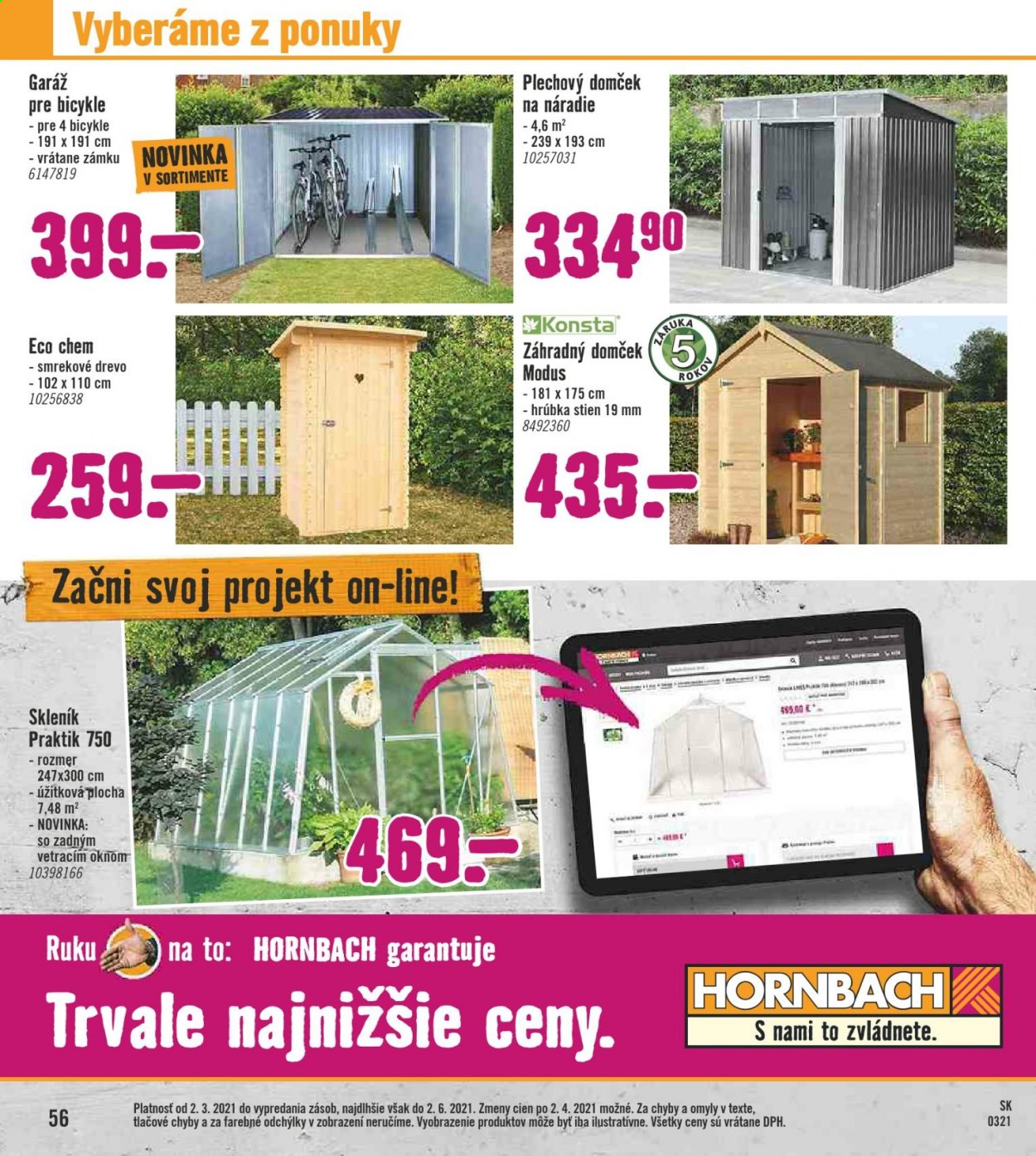 Leták Hornbach - 2.3.2021 - 2.6.2021. Strana 56