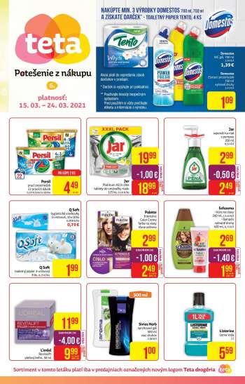 Leták Teta drogerie - 15.3.2021 - 24.3.2021.