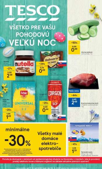 Leták TESCO - 17.3.2021 - 23.3.2021.