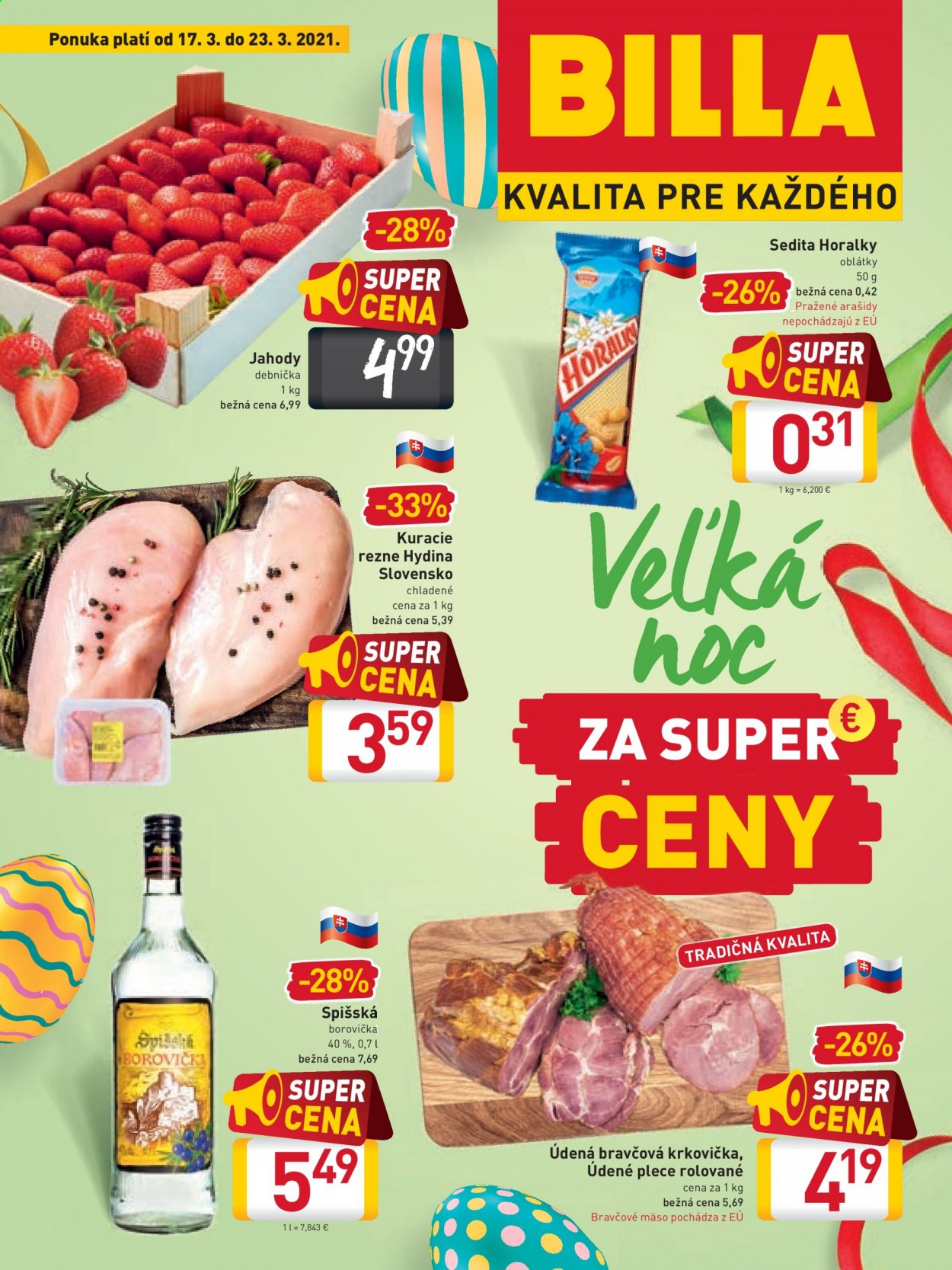 Leták Billa - 17.3.2021 - 23.3.2021. Strana 1