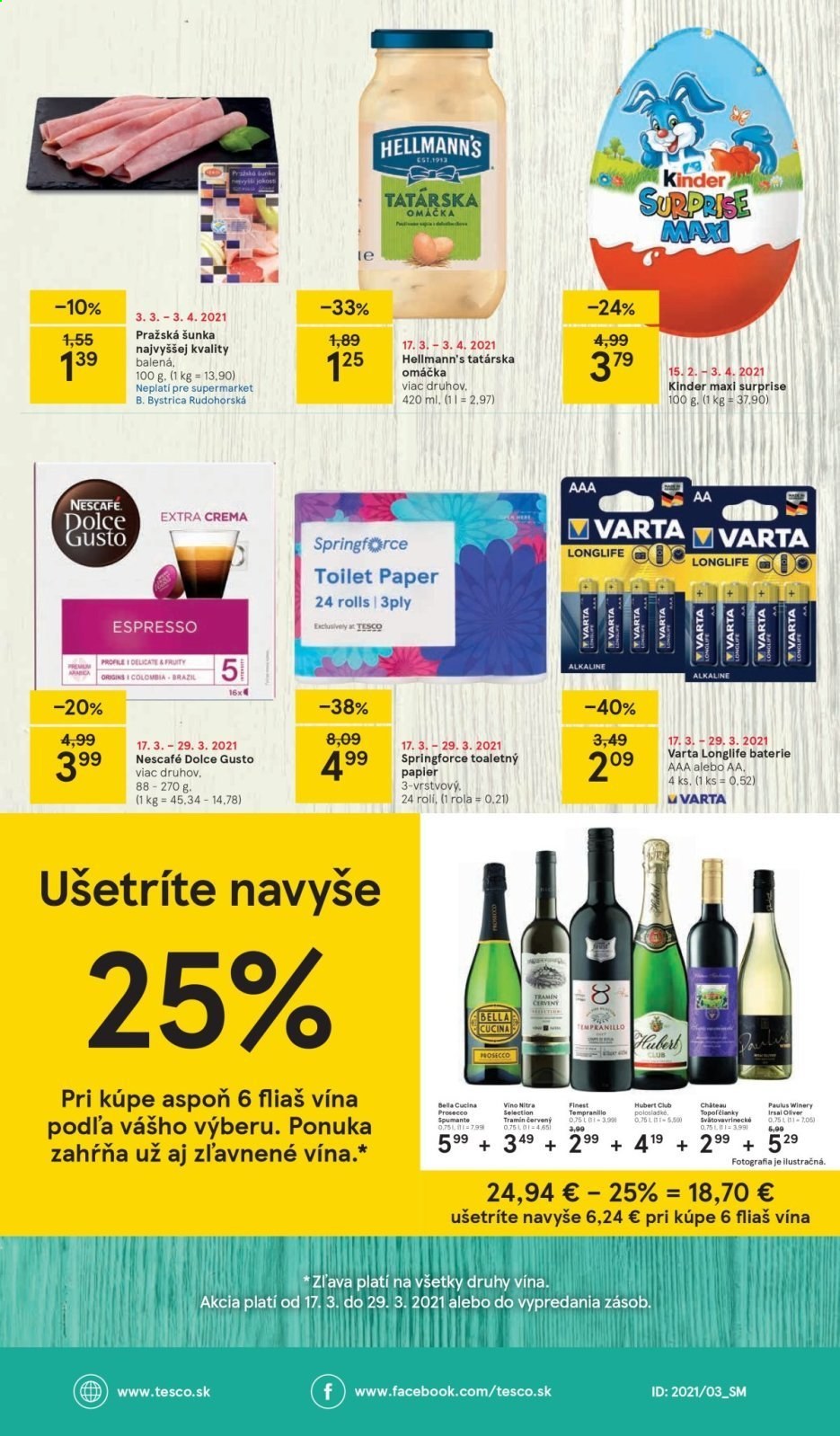 Leták TESCO supermarket - 17.3.2021 - 23.3.2021. Strana 8