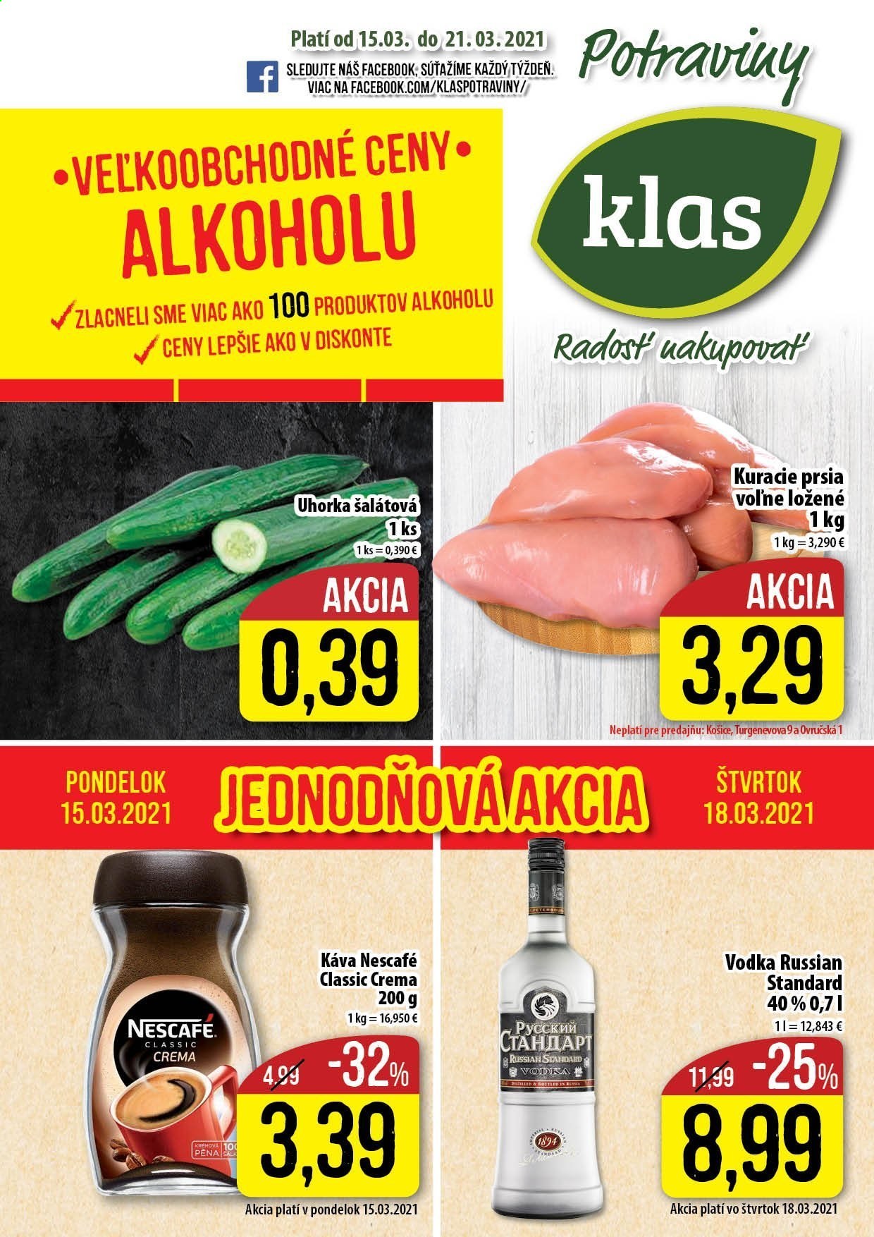 Leták Klas - 15.3.2021 - 21.3.2021. Strana 1