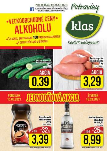 Leták Klas - 15.3.2021 - 31.3.2021.