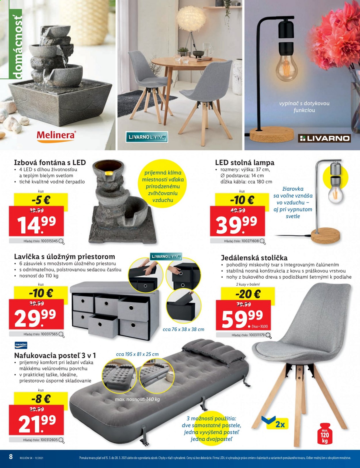 Leták Lidl - 15.3.2021 - 28.3.2021. Strana 8