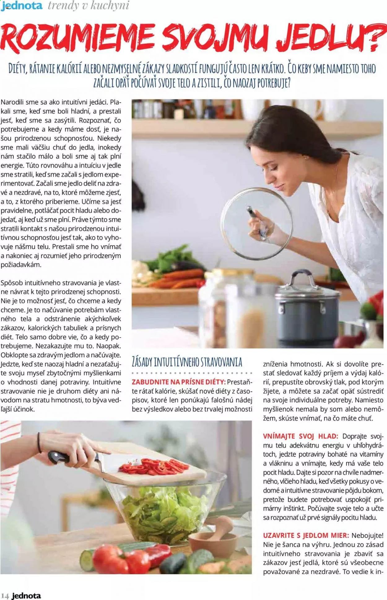 Leták COOP Jednota. Strana 14