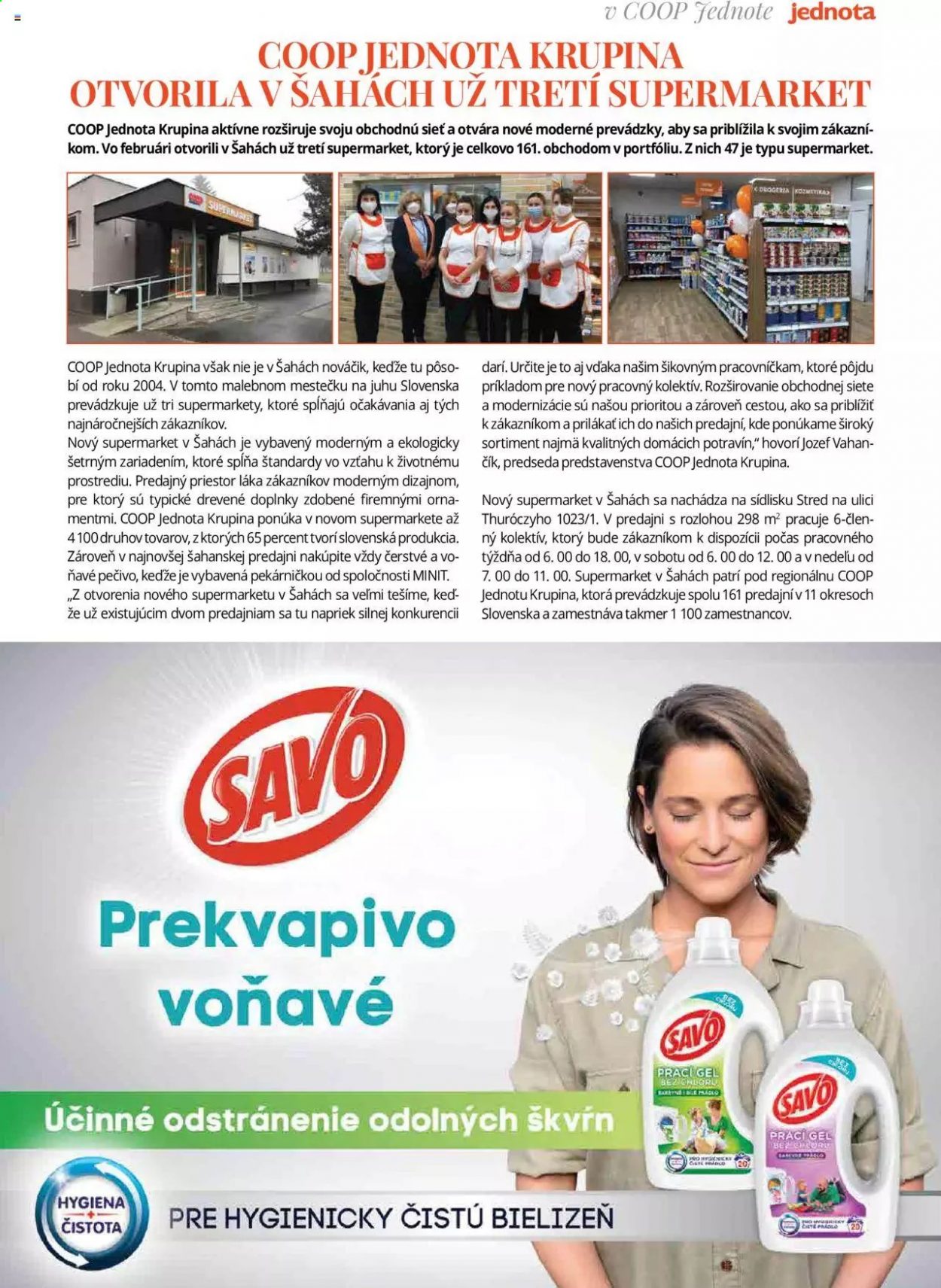 Leták COOP Jednota. Strana 29