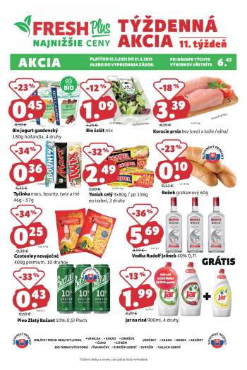 Leták FRESH - 15.3.2021 - 21.3.2021.
