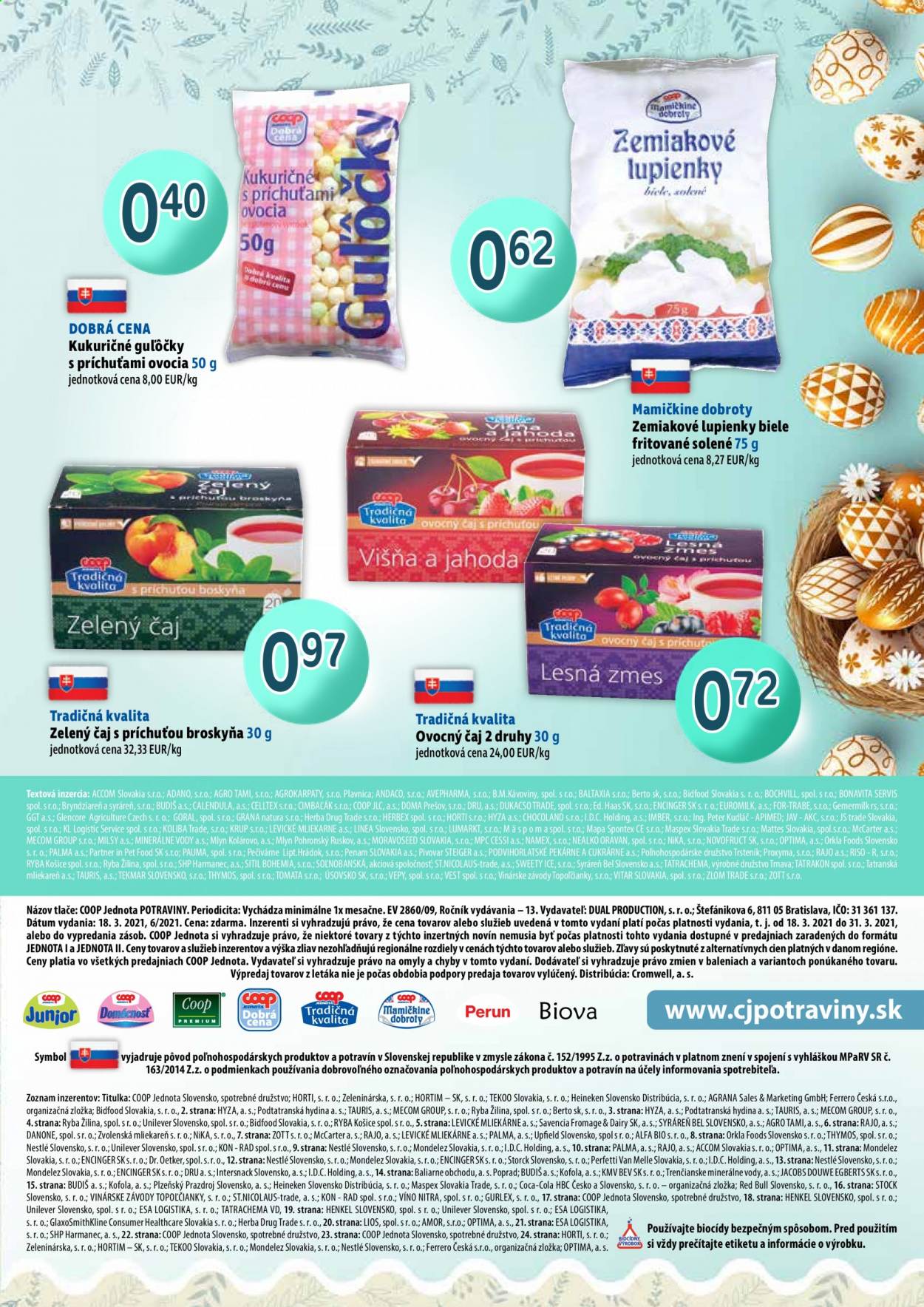 Leták COOP Jednota - 18.3.2021 - 31.3.2021. Strana 23
