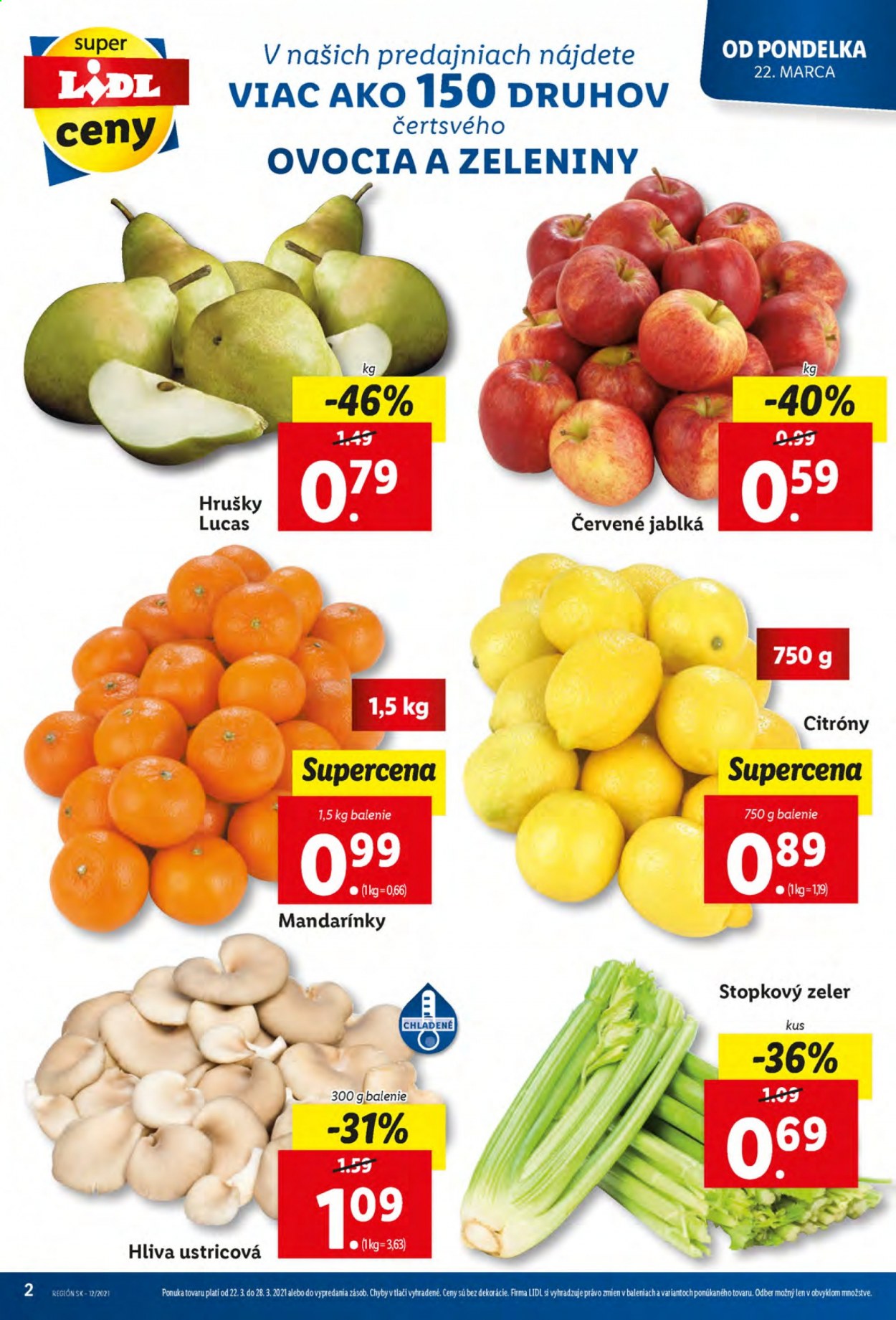 Leták Lidl - 22.3.2021 - 28.3.2021. Strana 2