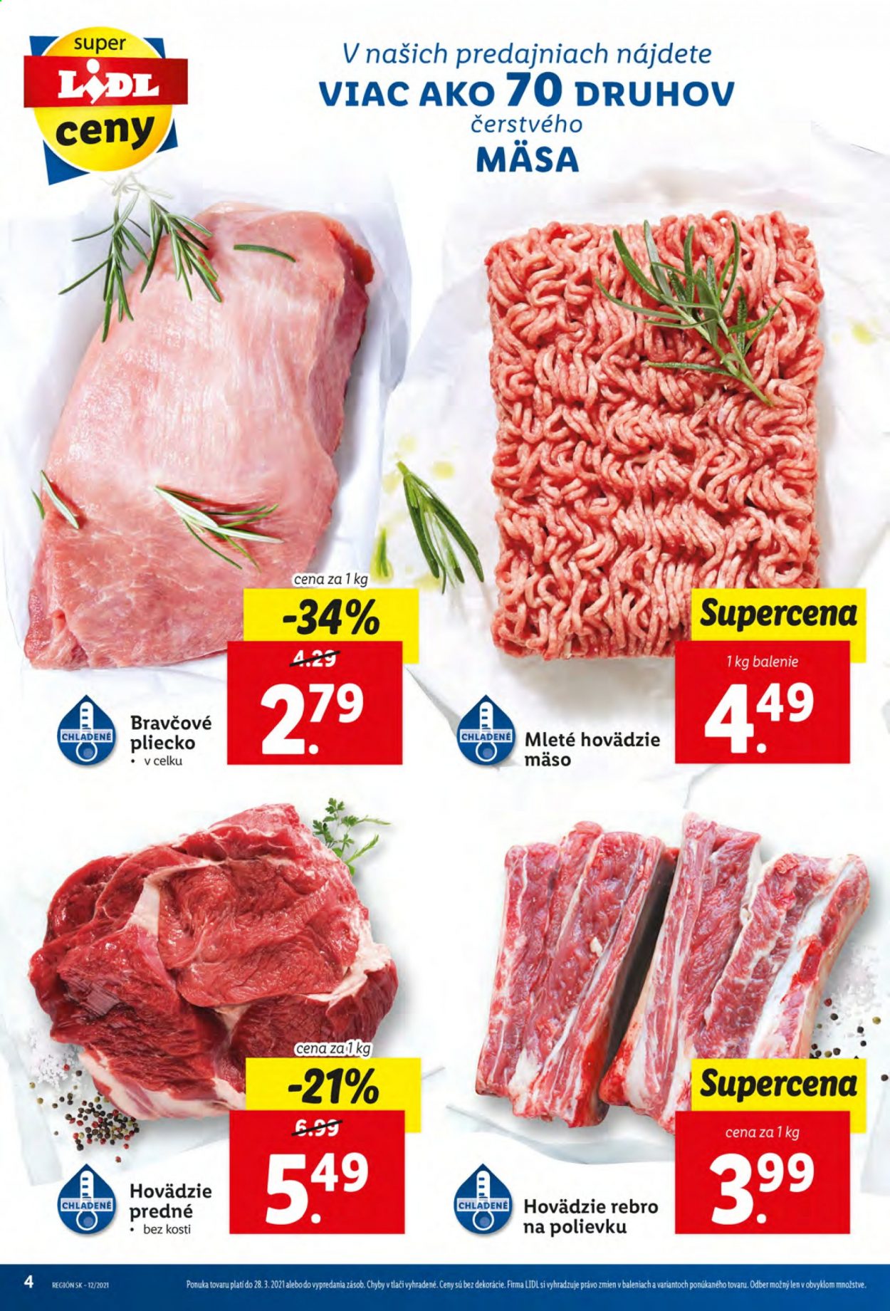Leták Lidl - 22.3.2021 - 28.3.2021. Strana 4