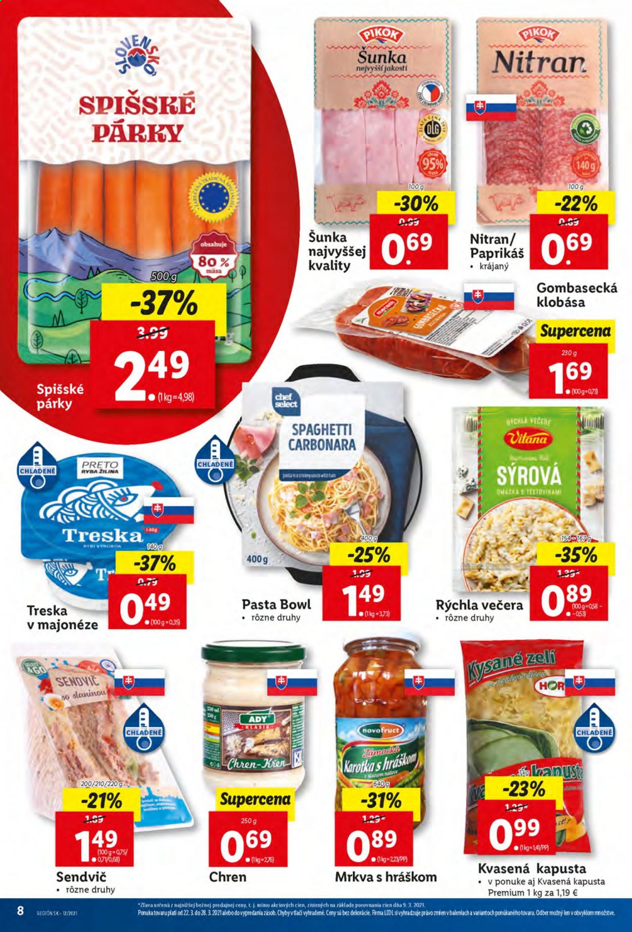 Leták Lidl - 22.3.2021 - 28.3.2021. Strana 8