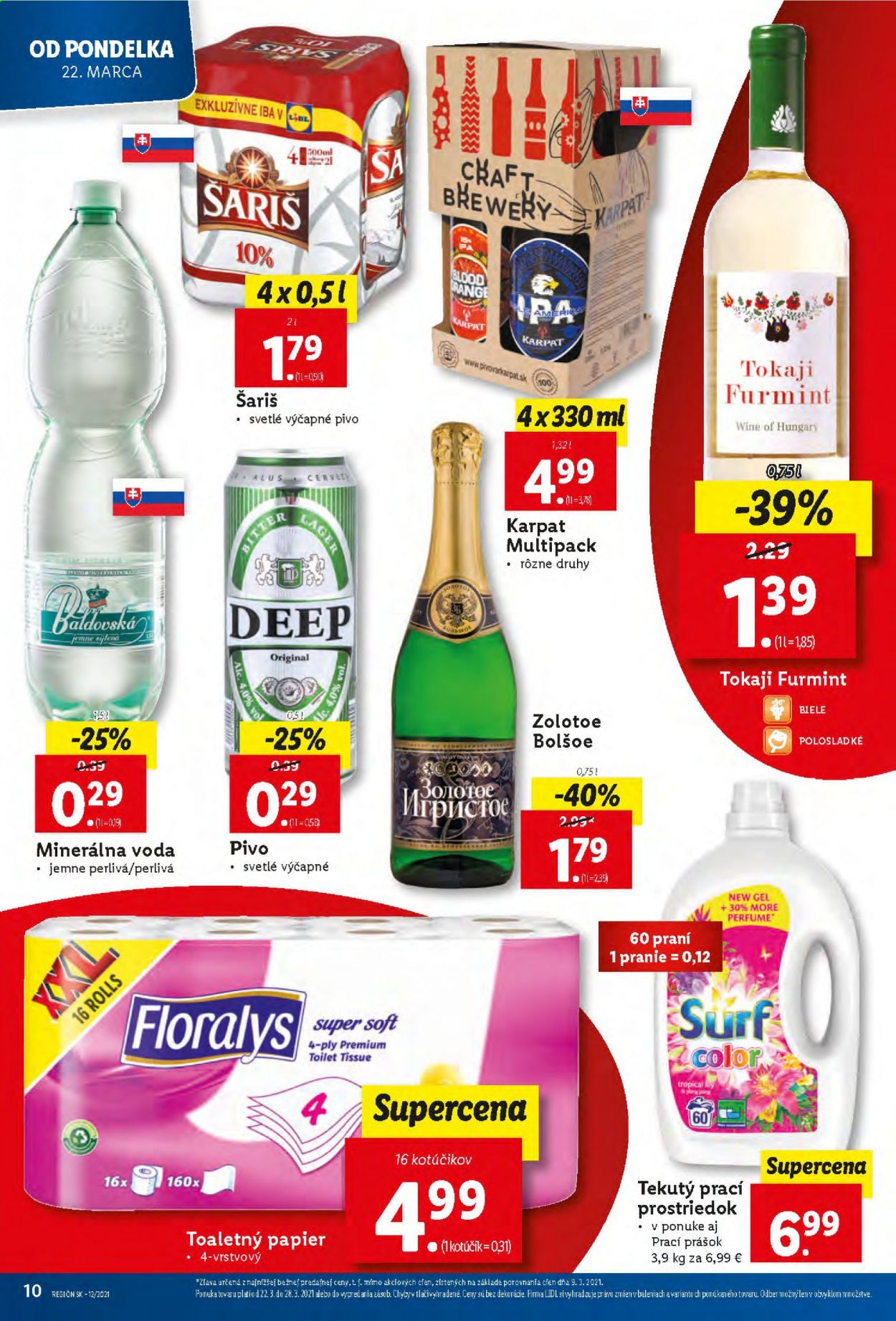 Leták Lidl - 22.3.2021 - 28.3.2021. Strana 10