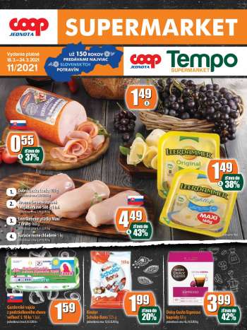 Leták COOP Jednota - 18.3.2021 - 24.3.2021.