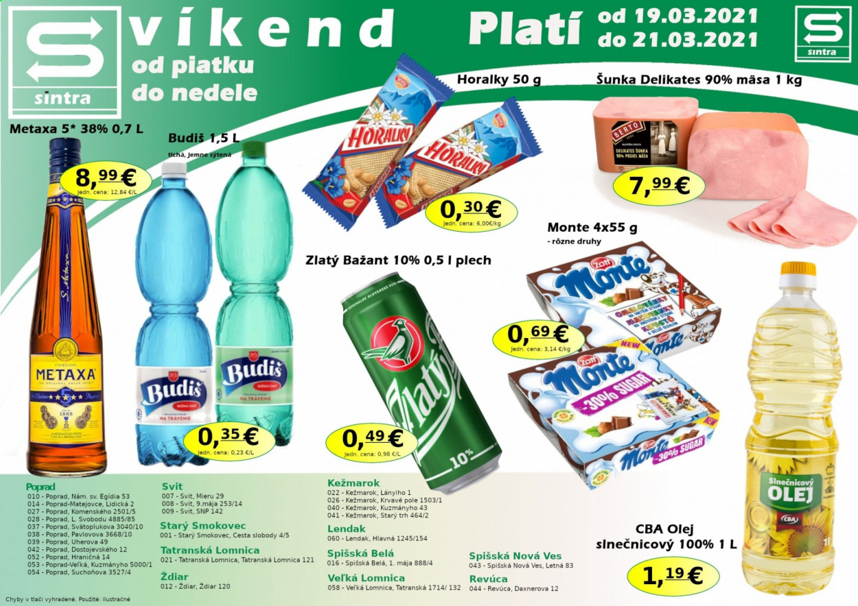 Leták Sintra - 19.3.2021 - 21.3.2021. Strana 1