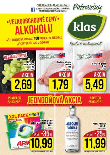 Leták Klas - 22.3.2021 - 28.3.2021.