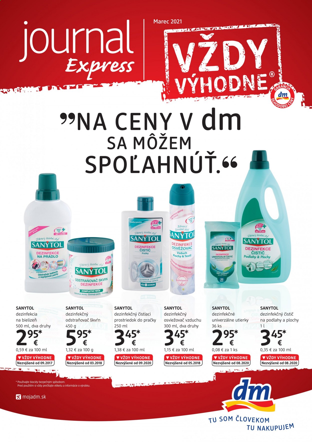 Leták dm drogerie - 21.3.2021 - 31.3.2021. Strana 1