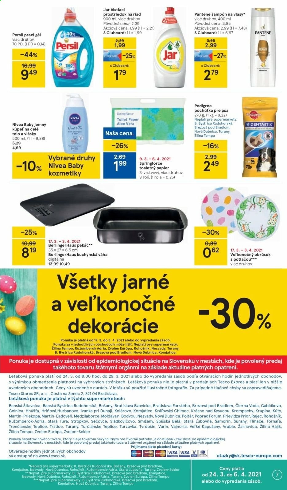 Leták TESCO supermarket - 24.3.2021 - 29.3.2021. Strana 7