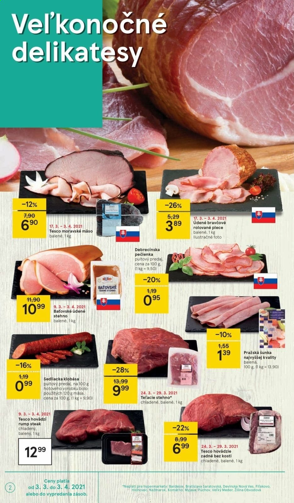 Leták TESCO - 24.3.2021 - 29.3.2021. Strana 2