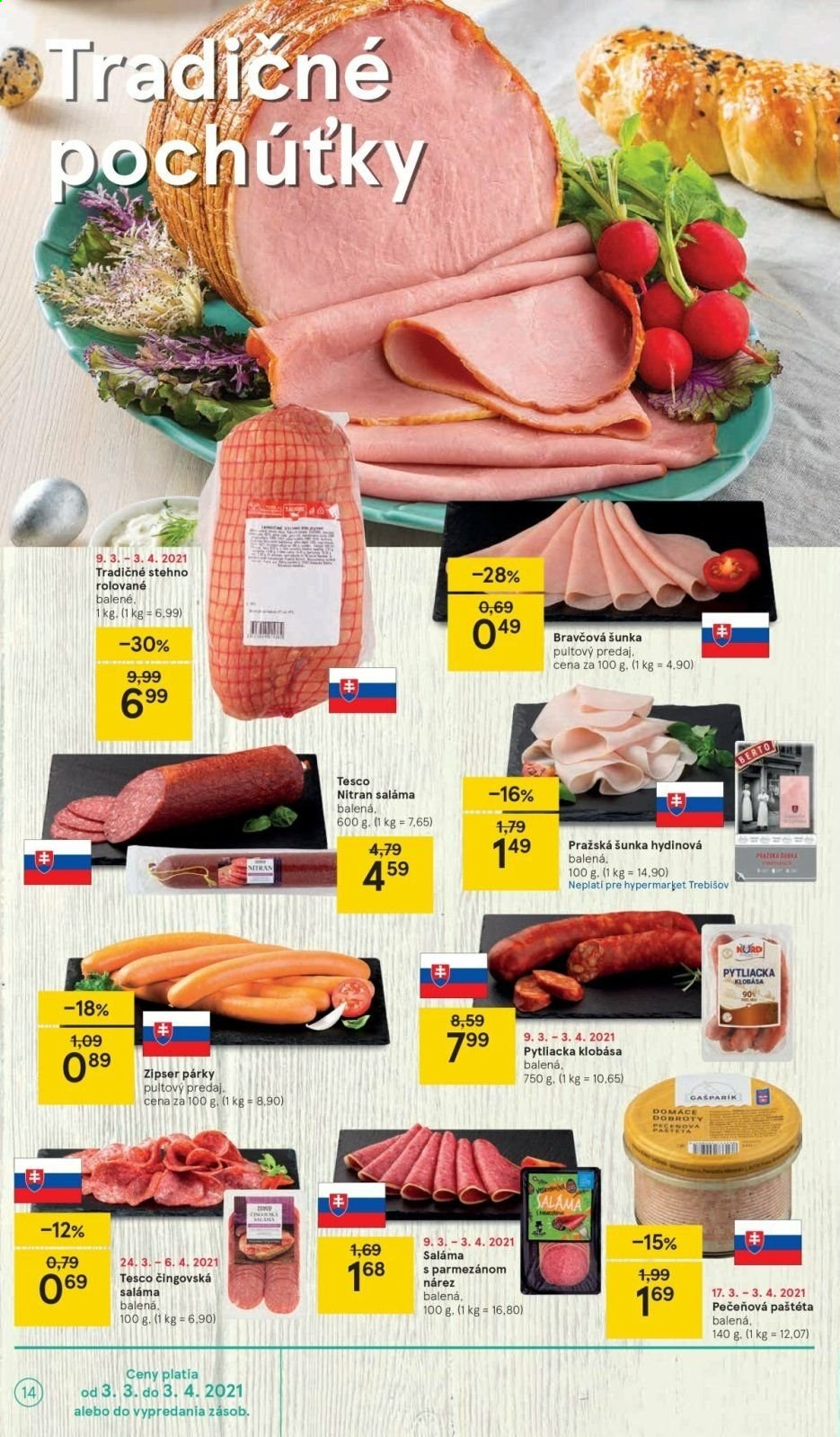 Leták TESCO - 24.3.2021 - 29.3.2021. Strana 14