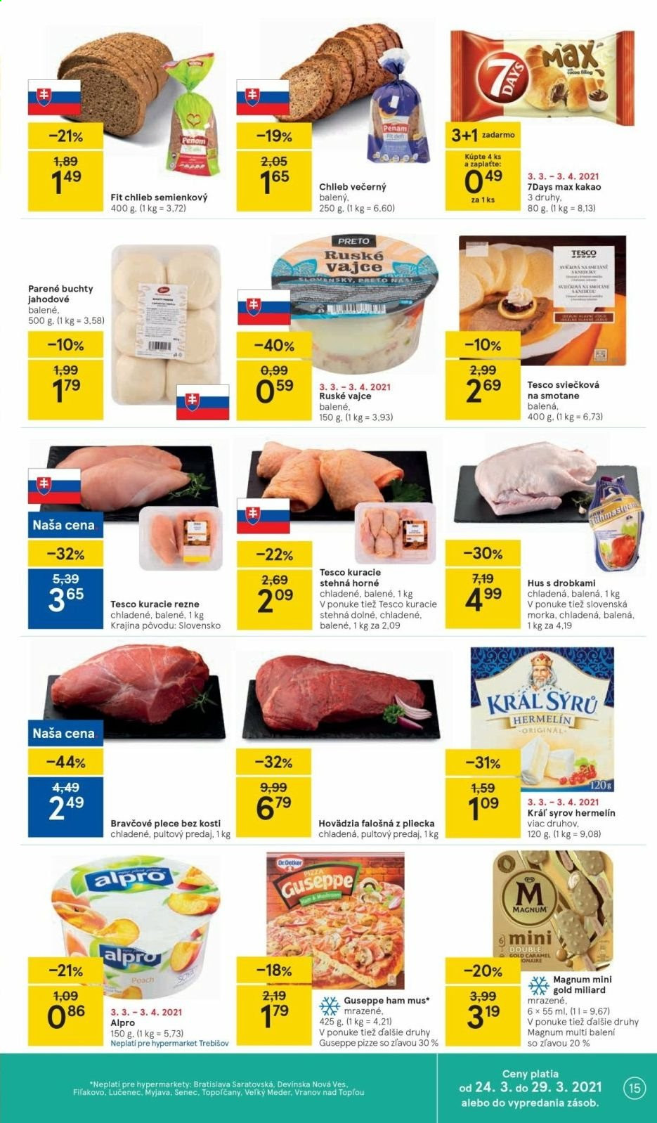 Leták TESCO - 24.3.2021 - 29.3.2021. Strana 15
