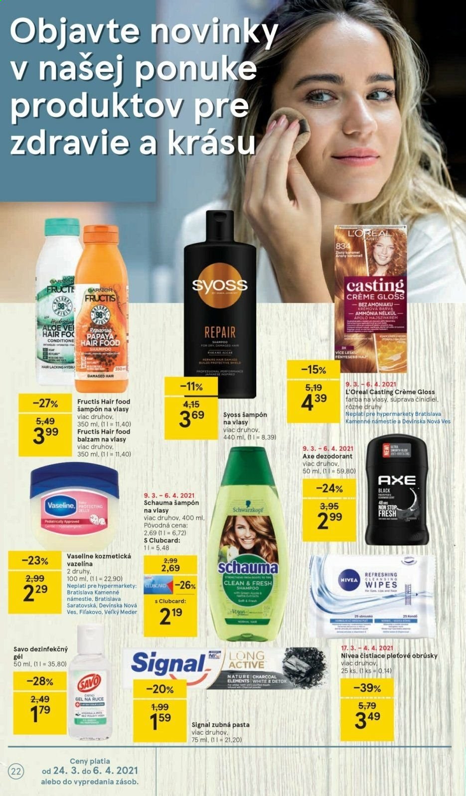 Leták TESCO - 24.3.2021 - 29.3.2021. Strana 22
