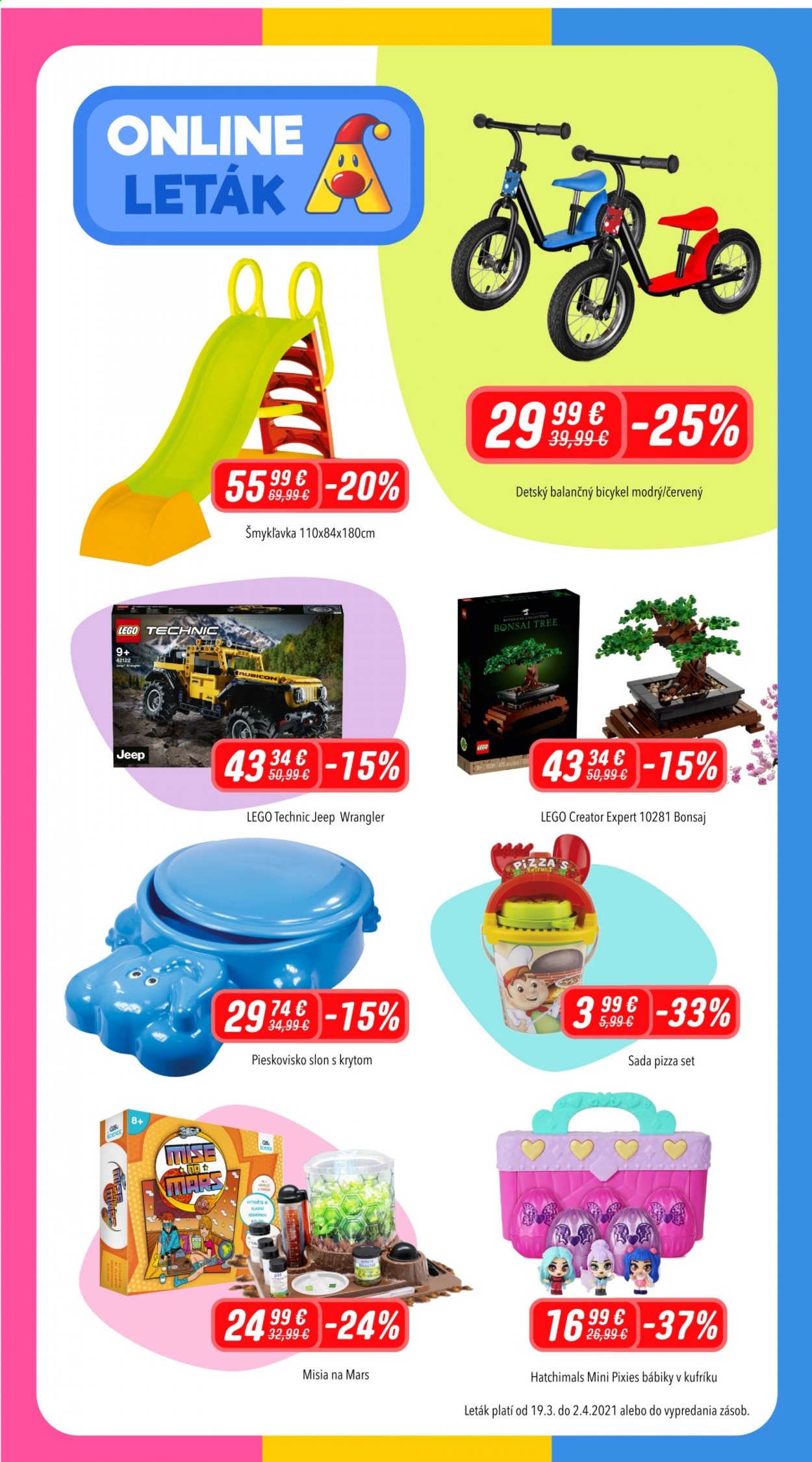 Leták Alltoys - 19.3.2021 - 2.4.2021. Strana 1