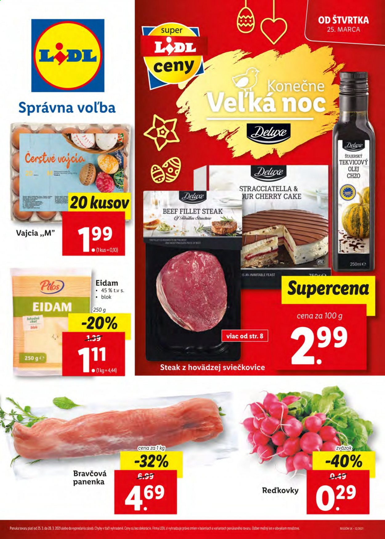 Leták Lidl - 25.3.2021 - 28.3.2021. Strana 1