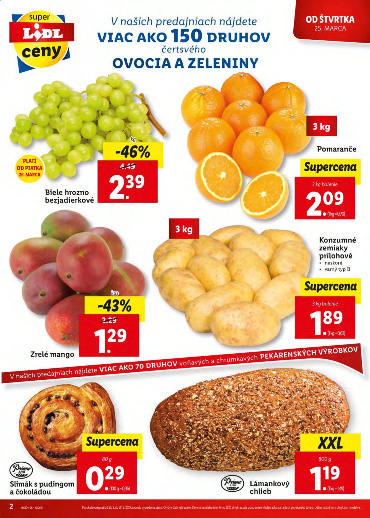 Leták Lidl - 25.3.2021 - 28.3.2021. Strana 2