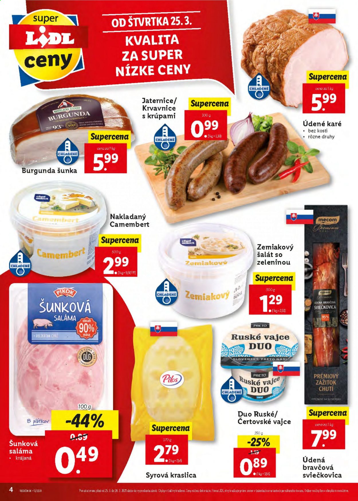 Leták Lidl - 25.3.2021 - 28.3.2021. Strana 4