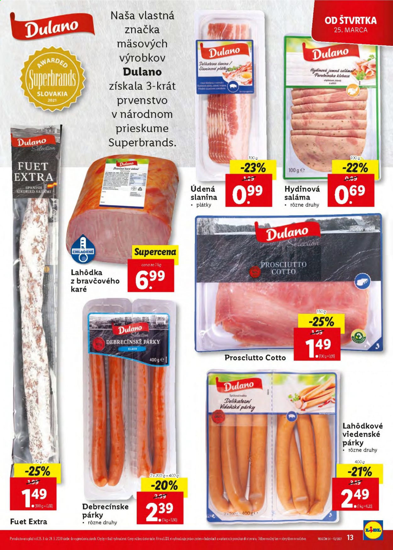 Leták Lidl - 25.3.2021 - 28.3.2021. Strana 13