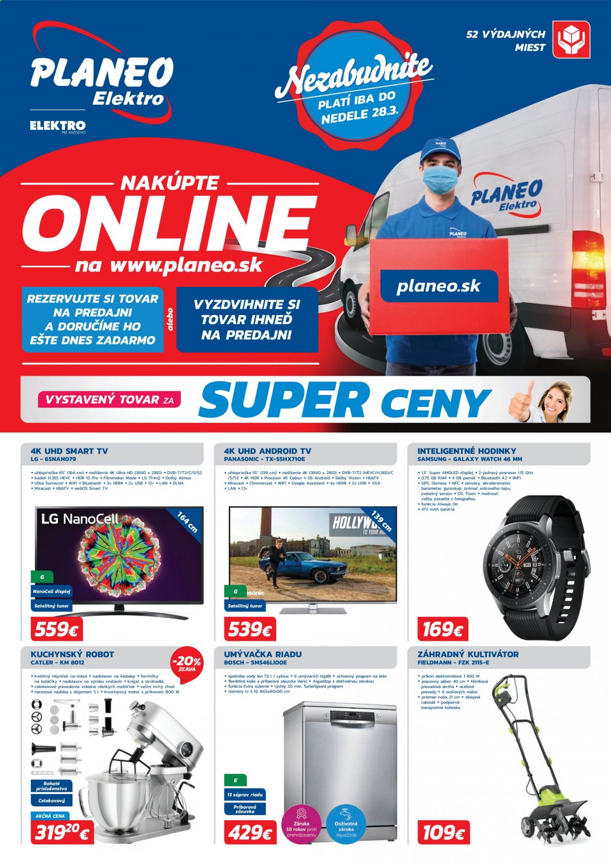 Leták PLANEO Elektro - 22.3.2021 - 28.3.2021. Strana 1