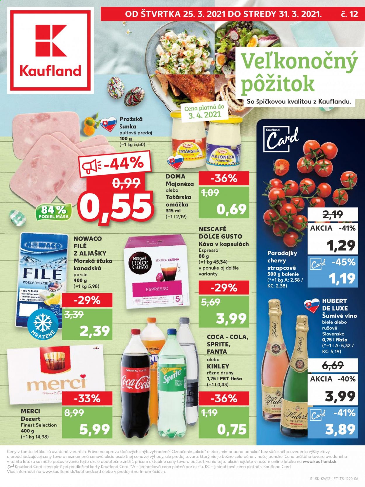 Leták Kaufland - 25.3.2021 - 31.3.2021. Strana 1