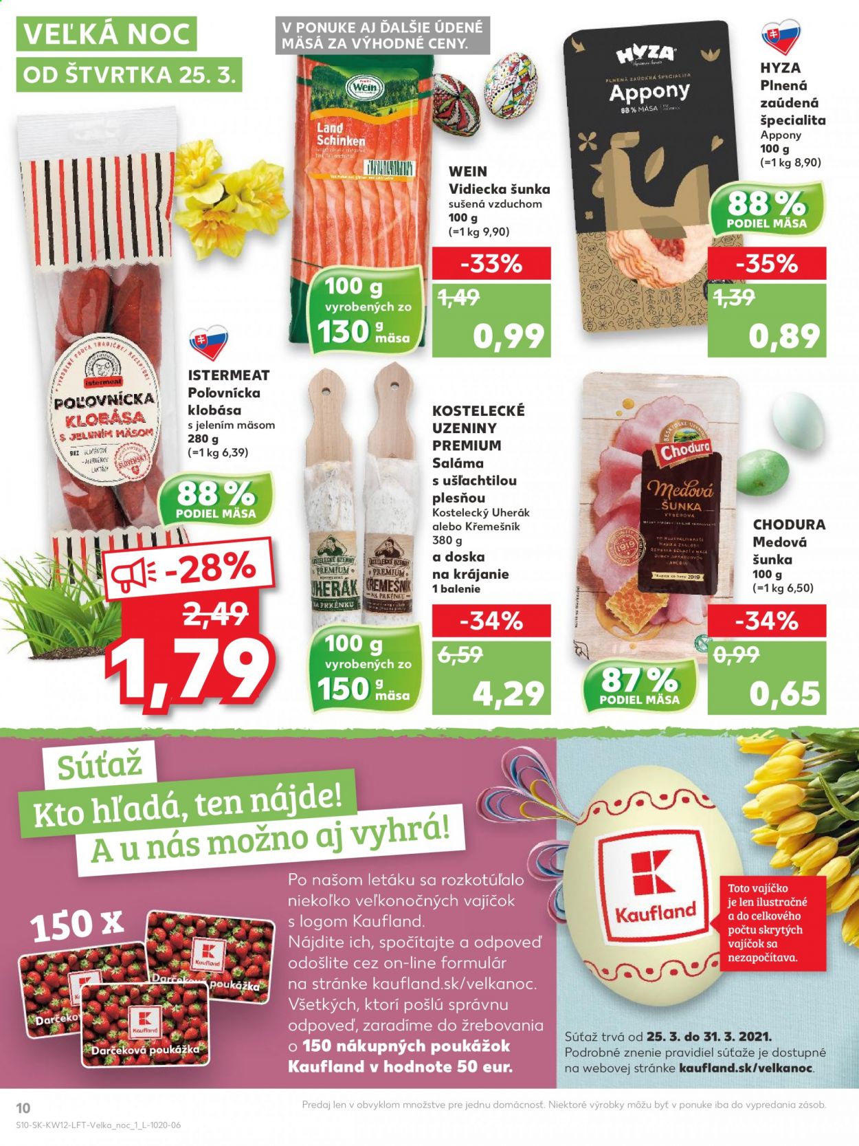 Leták Kaufland - 25.3.2021 - 31.3.2021. Strana 10