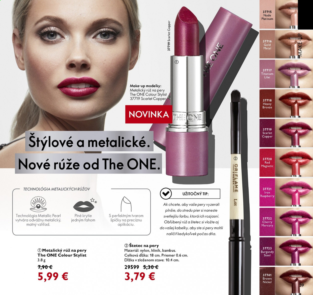 Leták Oriflame - 23.3.2021 - 12.4.2021. Strana 39