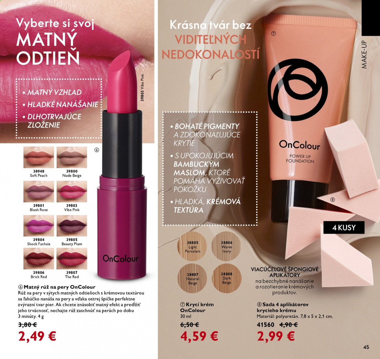 Leták Oriflame - 23.3.2021 - 12.4.2021. Strana 45