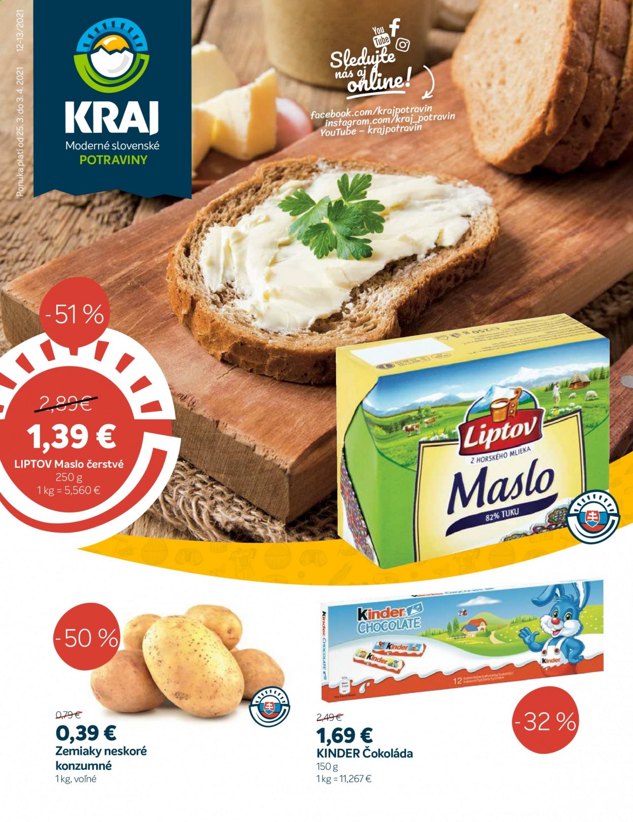 Leták Kraj - 25.3.2021 - 3.4.2021. Strana 1